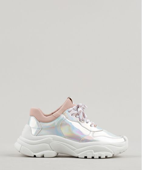 tenis feminino holografico