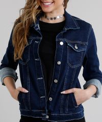 Jaqueta-Jeans-Feminina-com-Pesponto-Azul-Escuro-9222205-Azul_Escuro_4