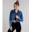 Jaqueta-Jeans-Feminina-Cropped-com-Listras-Laterais-Azul-Medio-9269751-Azul_Medio_1