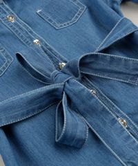 Vestido-Chemise-Jeans-Infantil-com-Bolsos-Manga-Curta-Azul-Medio-9174606-Azul_Medio_4
