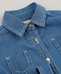 Vestido-Chemise-Jeans-Infantil-com-Bolsos-Manga-Curta-Azul-Medio-9174606-Azul_Medio_5