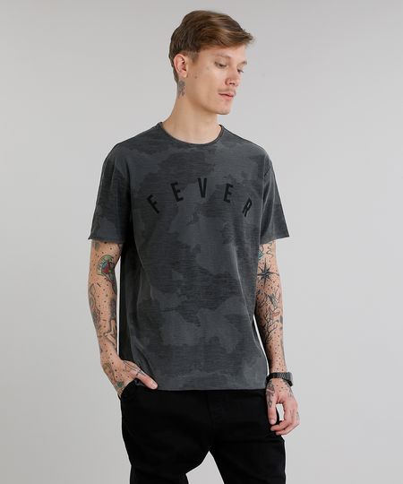 Camiseta-Masculina--Fever--Estampada-Camuflada-Manga-Curta-Gola-Careca-Chumbo-9217361-Chumbo_1