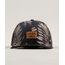 Bone-Masculino-Estampado-de-Folhagem-Aba-Reta-Preto-9301864-Preto_1
