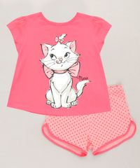 Pijama-Infantil-Marie-Manga-Curta-em-Algodao---Sustentavel-Rosa-Escuro-9223607-Rosa_Escuro_1