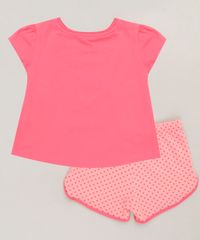 Pijama-Infantil-Marie-Manga-Curta-em-Algodao---Sustentavel-Rosa-Escuro-9223607-Rosa_Escuro_2