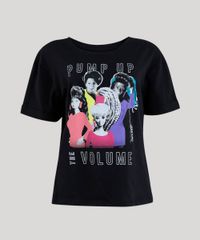 T-shirt-Feminina-Barbie--Pump-It--Manga-Curta-Preta-9329757-Preto_2