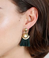 Brinco-Feminino-com-Tassel-Dourado-9204118-Dourado_2