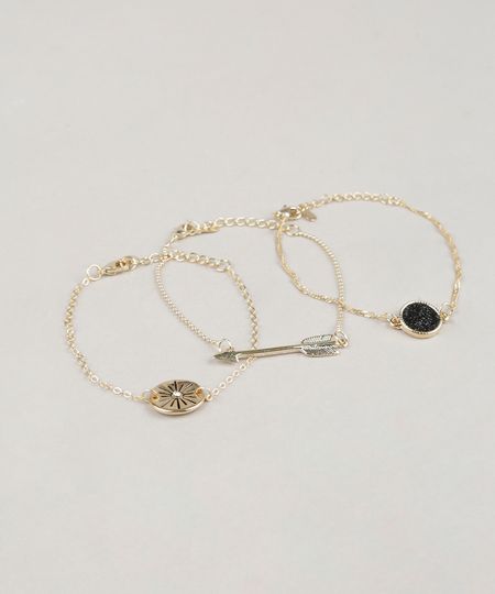 Kit-de-3-Pulseiras-Femininas-Dourado-9218476-Dourado_1