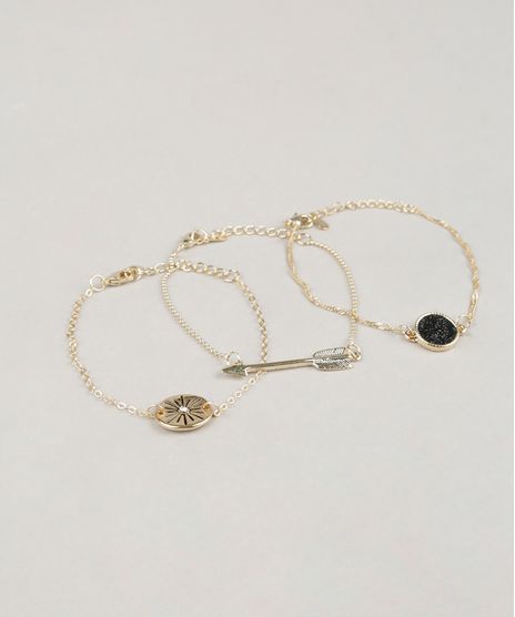 Kit-de-3-Pulseiras-Femininas-Dourado-9218476-Dourado_1