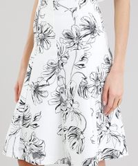 Saia-Evase-Feminina-Estampada-de-Floral-Off-White-9189862-Off_White_4