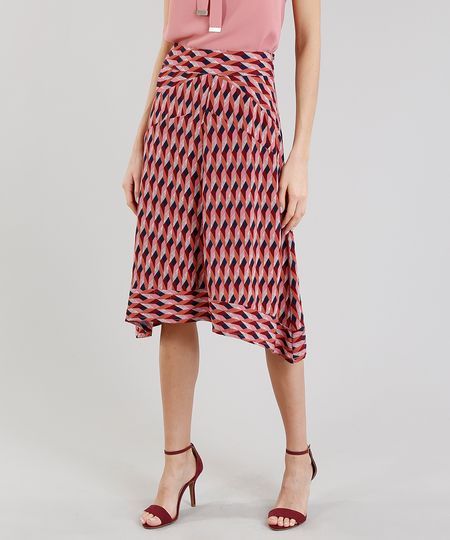 Saia-Evase-Feminina-Estampada-Geometrica-Assimetrica-Coral-9186966-Coral_1 Saia-Evase-Feminina-Estampada-Geometrica-Assimetrica-Coral-9186966-Coral_1