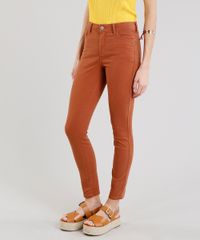 Calca-de-Sarja-Feminina-Skinny-Caramelo-9281301-Caramelo_1