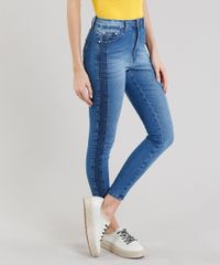 Calca-Jeans-Feminina-Cigarrete-com-Recorte-Azul-Medio-9211150-Azul_Medio_1