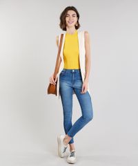 Calca-Jeans-Feminina-Cigarrete-com-Recorte-Azul-Medio-9211150-Azul_Medio_3