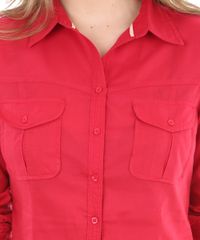 Camisa-Clock-House-com-Bolsos-Vermelho-7852865-Vermelho_4