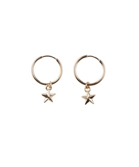 Par-de-Brincos-com-Estrela-Folheado-Dourado-8059723-Dourado_1