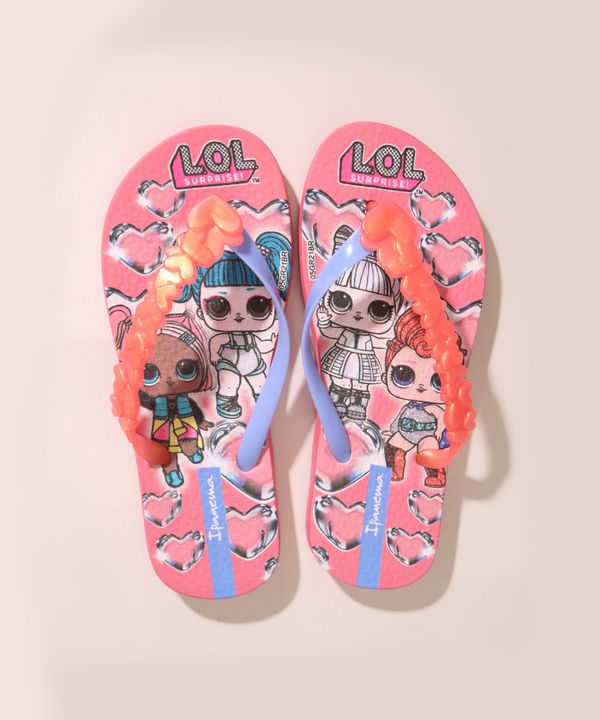 Chinelo Infantil LOL Surprise Ipanema Rosa 29-30