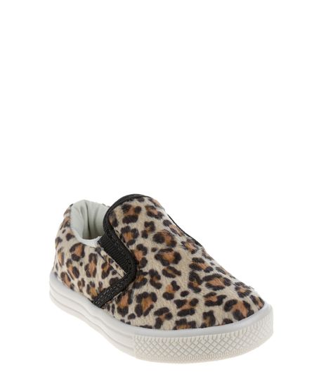 Tenis-Iate-Animal-Print-Infantil-Menina-Bege-8101286-Bege_1