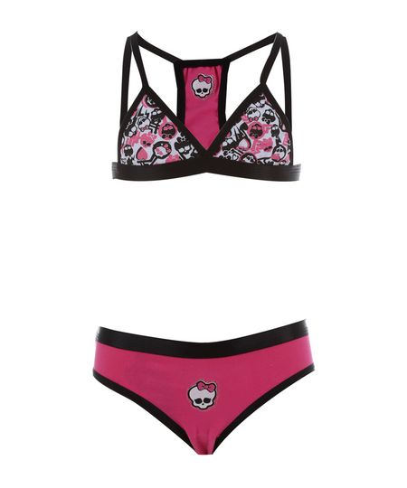 Kit-de-Calcinha-e-Sutia-Monster-High-Preto-8076102-Preto_1 Kit-de-Calcinha-e-Sutia-Monster-High-Preto-8076102-Preto_1