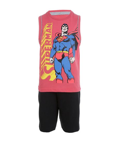 Conjunto-de-Regata---Bermuda-Super-Homem-Infantil-Menino-Vermelho-8025691-Vermelho_1