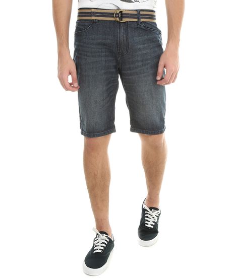 Bermuda-Jeans-Slim-com-Cinto-Azul-Escuro-7910078-Azul_Escuro_1