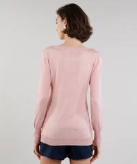 Sueter-Feminino-Basico-em-Trico-Manga-Longa-Gola-Redonda--Rose-8836110-Rose_2