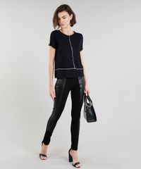 Blusa-Feminina-com-Vivo-Contrastante-Manga-Curta-Decote-Redondo-Preta-9126987-Preto_3