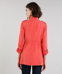 Parka-Feminina-com-Bolsos-Coral-9186344-Coral_2