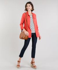 Parka-Feminina-com-Bolsos-Coral-9186344-Coral_3