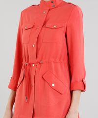 Parka-Feminina-com-Bolsos-Coral-9186344-Coral_4