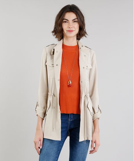 Parka-Feminina-com-Bolsos-Kaki-9186344-Kaki_1