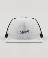 Bone-Masculina--California--com-Tela-Aba-Reta-Cinza-9127499-Cinza_1