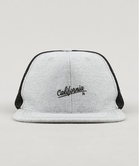 Bone-Masculina--California--com-Tela-Aba-Reta-Cinza-9127499-Cinza_1