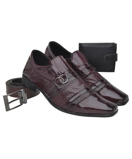 Moda Masculina - Calçados - Sapatos Vinho – cea