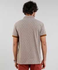Polo-Masculina-em-Piquet-Estampada-Manga-Curta-Caramelo-9115126-Caramelo_2