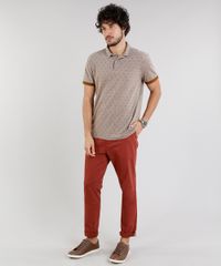 Polo-Masculina-em-Piquet-Estampada-Manga-Curta-Caramelo-9115126-Caramelo_3