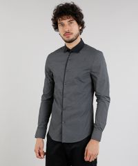 Camisa-Masculina-Slim-Estampada-Manga-Longa-Chumbo-9093234-Chumbo_1