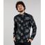 Camisa-Masculina-Slim-Estampada-Floral-Manga-Longa-Preta-9089559-Preto_1