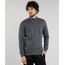 Jaqueta-Masculina-Biker-em-Moletom-com-Bolsos-Cinza-Mescla-Escuro-8833767-Cinza_Mescla_Escuro_1