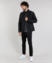 Jaqueta-Masculina-com-Matelasse--Preta-8868631-Preto_3