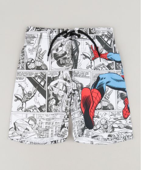 Bermuda-Infantil-Homem-Aranha-Estampada-de-Quadrinhos-Multicor-9243451-Multicor_1