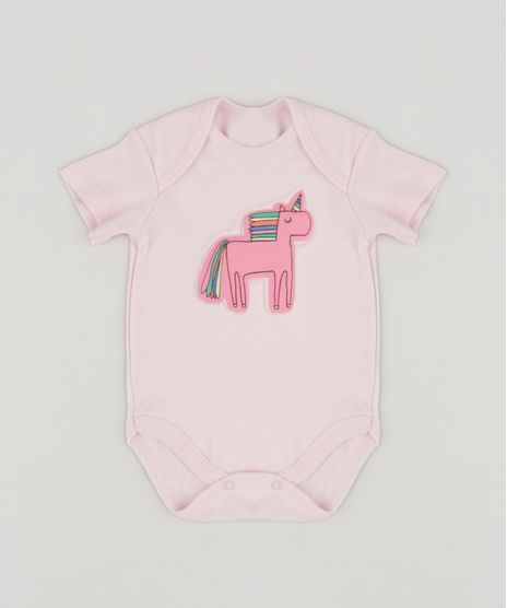 Body-Infantil-Unicornio-Manga-Curta-Rosa-Claro-9256083-Rosa_Claro_1
