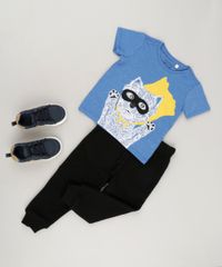 Camiseta-Infantil-com-Estampa-Interativa-Cachorrinho-Manga-Curta-Gola-Careca-Azul-9234068-Azul_3