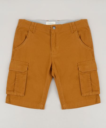 Bermuda-Infantil-Cargo-com-Bolsos-Caramelo-9191772-Caramelo_1
