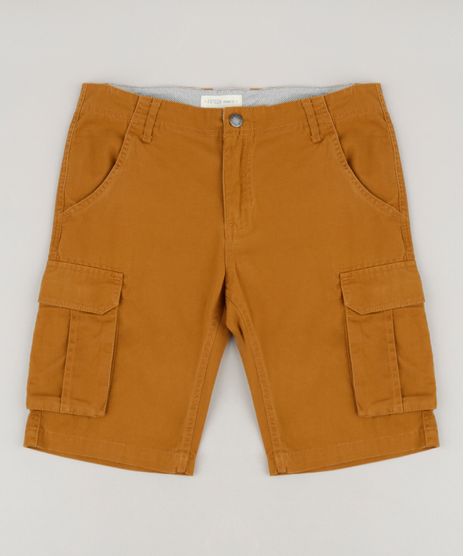Bermuda-Infantil-Cargo-com-Bolsos-Caramelo-9191772-Caramelo_1