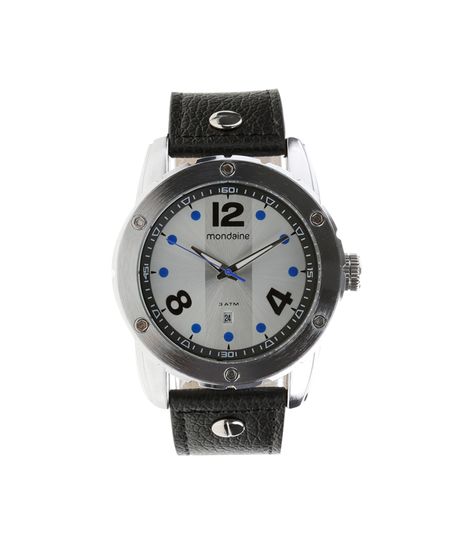 MONDAINE-ANALOGICO-CALENDARIO-5ATM--VISOR-PRATA-CAIXA-PRATA-PULSEIRA-PRETA-69256G0MGNH1-8136950_1