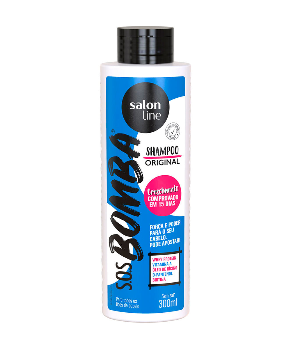 Shampoo Bomba Original Salon Line único