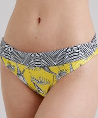 Biquini-Calcinha-Tanga-com-Cos-Virado-Estampado-de-Passaros-Amarelo-9049684-Amarelo_4