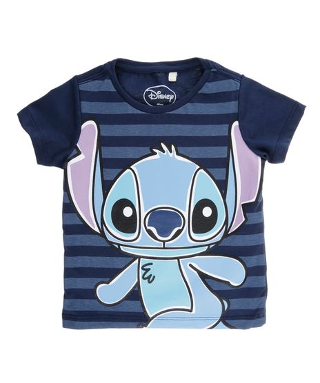 Camiseta-Listrada-com-Estampa-Stitch-Menino-Azul-Marinho-8068728-Azul_Marinho_1