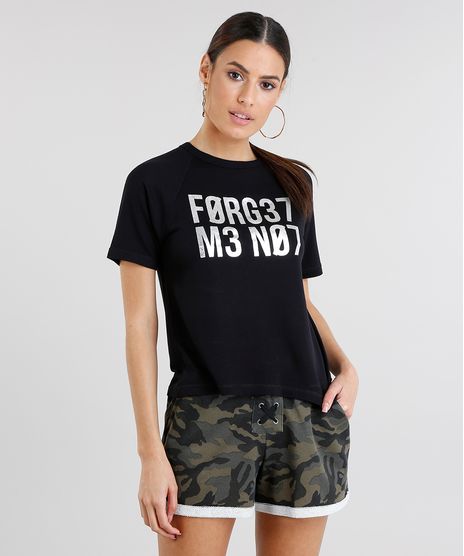 Blusa-Feminina-Ampla--F0RG37-M3-N07--Manga-Curta-Decote-Redondo-Preta-9276597-Preto_1
